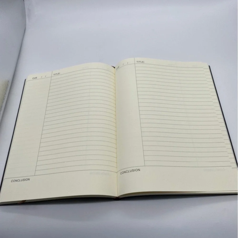 Study Cornell Notebook A4 Black Lined Pages Office‎ Accessories Journal